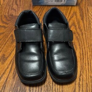 Sperry Black Velcro Dress Shoes with Sleek Design